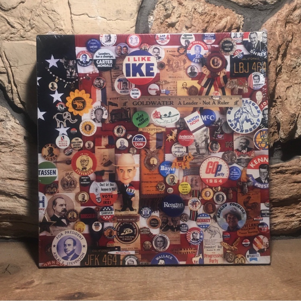 Springbok “Pick A Winner" Vintage Presidential Campaign Buttons & Pins Puzzle.